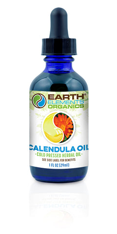 Organic Calendula Medicinal Oil - Earth Elements Organics
