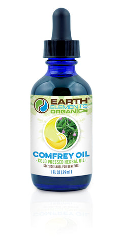 Organic Comfrey Medicinal Oil - Earth Elements Organics