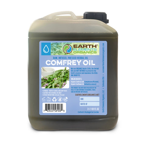 Organic Comfrey Oil - Earth Elements Organics