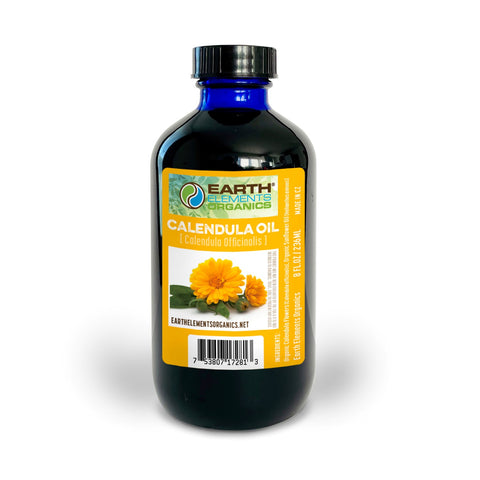 Calendula Oil (100% Organic) - Earth Elements Organics