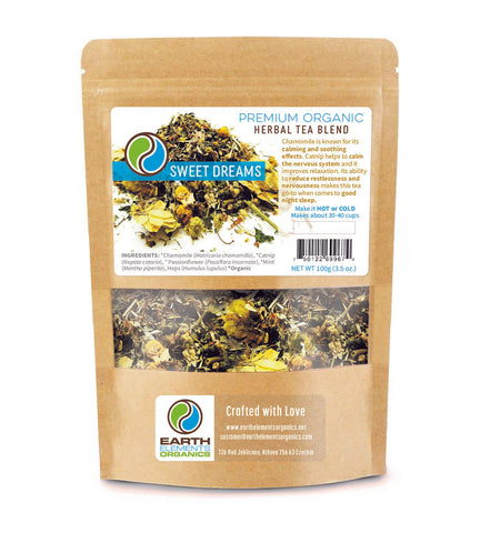"SWEET DREAMS" Herbal Tea - Earth Elements Organics