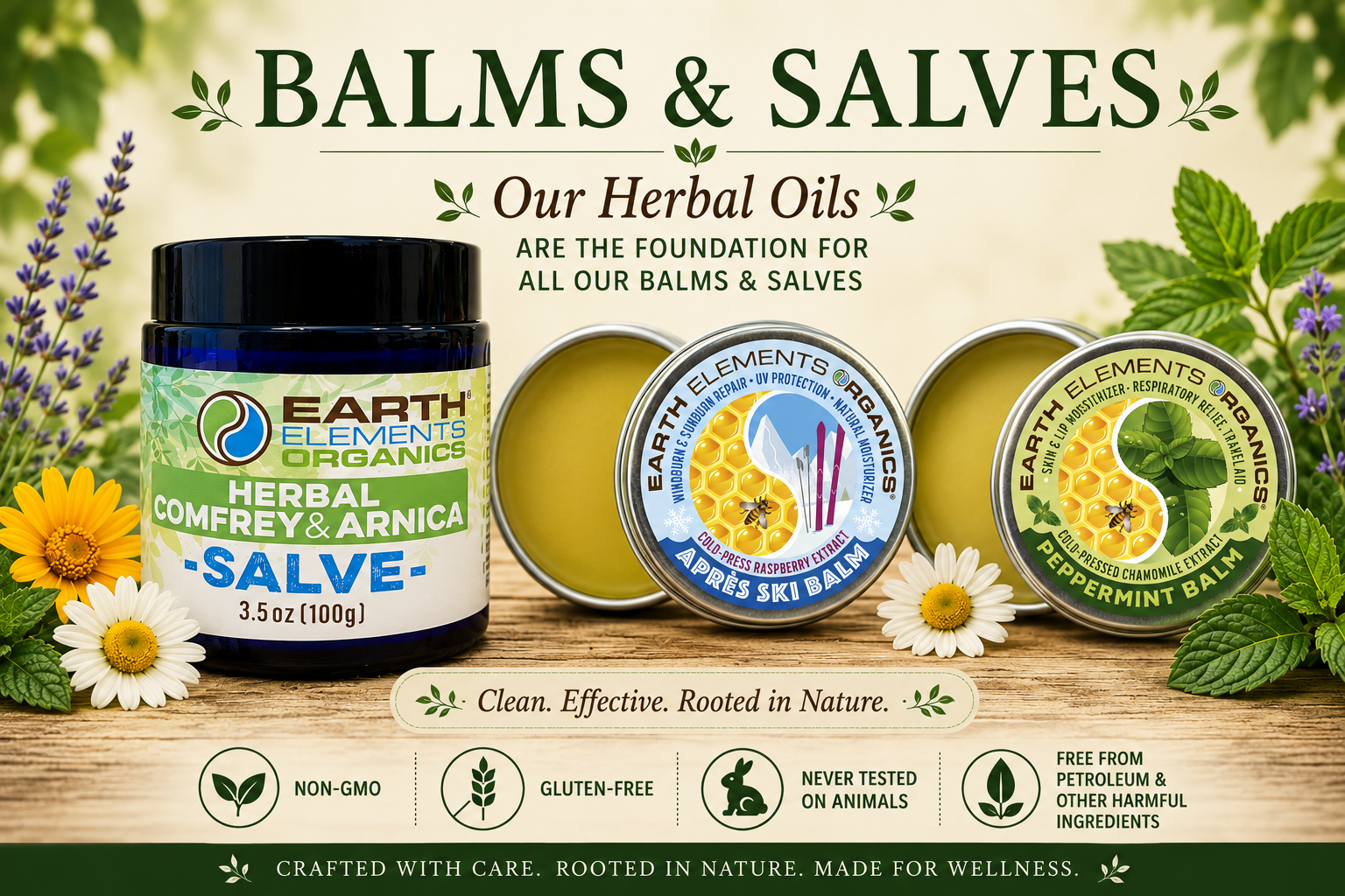 Medicinal Balms & Salves