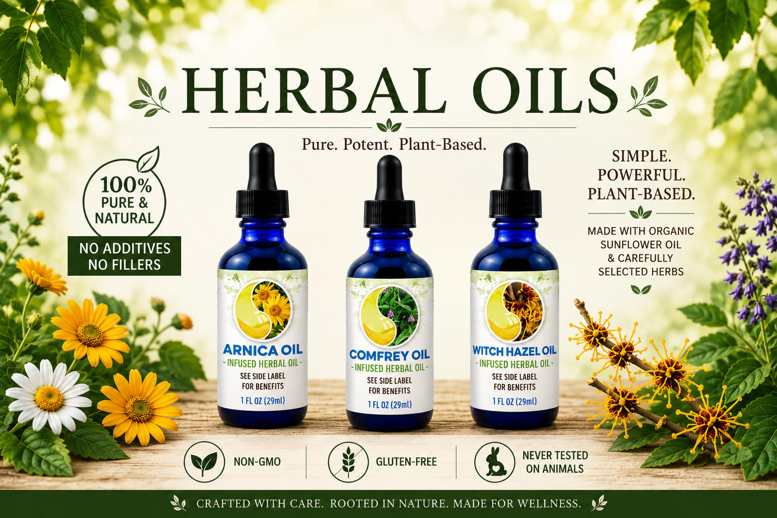 Medicinal Herbal Oils