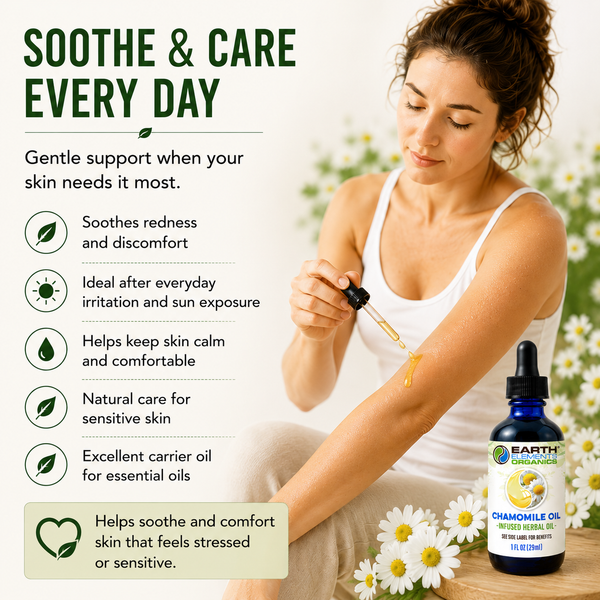 Organic Chamomile Medicinal Oil