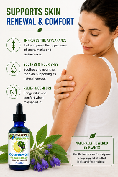 Organic Comfrey Medicinal Oil