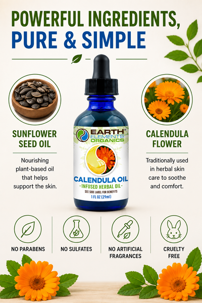 Organic Calendula Medicinal Oil