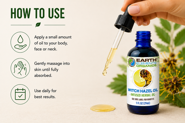 Organic Witch Hazel Medicinal Oil