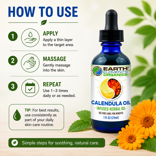 Organic Calendula Medicinal Oil