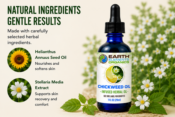 Organic Chickweed Medicinal Oil