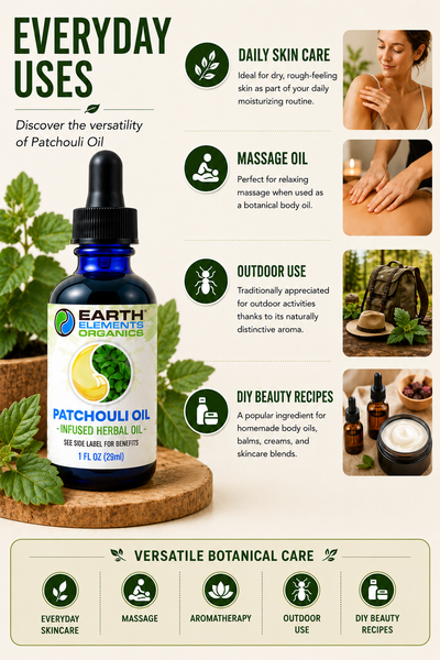 Organic Patchouli Medicinal Oil