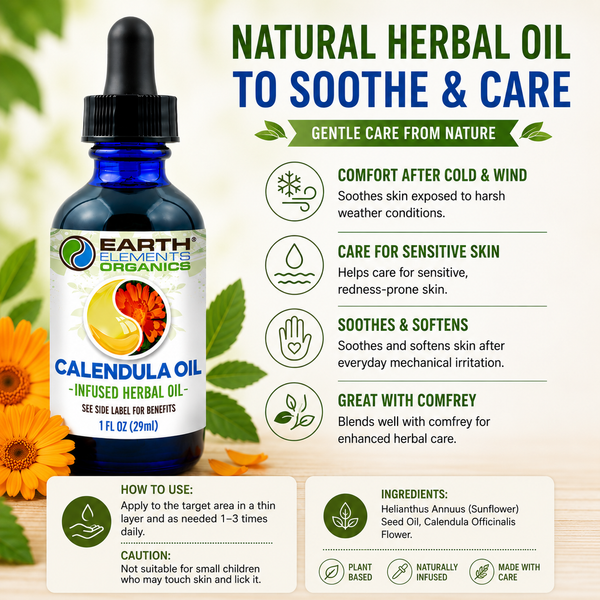 Organic Calendula Medicinal Oil