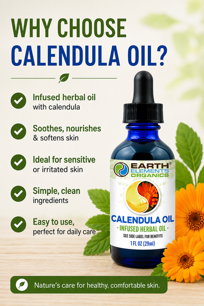 Organic Calendula Medicinal Oil