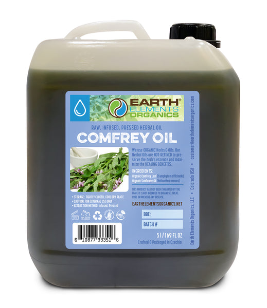 Organic Comfrey Oil - Earth Elements Organics
