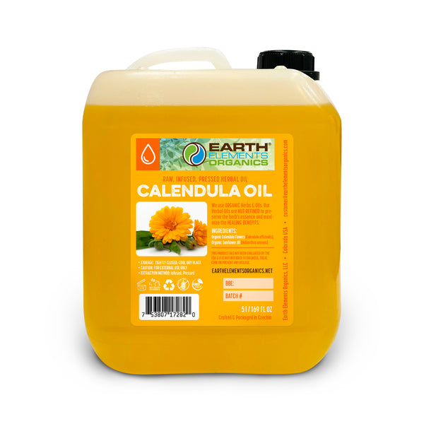 Organic Calendula Oil - Earth Elements Organics
