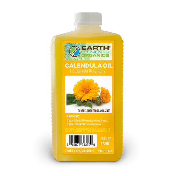 Calendula Oil (100% Organic) - Earth Elements Organics
