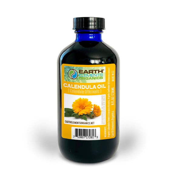 Calendula Oil (100% Organic) - Earth Elements Organics