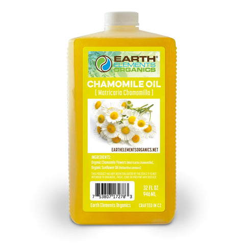 Chamomile Oil (100% Organic) - Earth Elements Organics