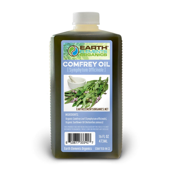 Comfrey Oil (100% Organic) - Earth Elements Organics