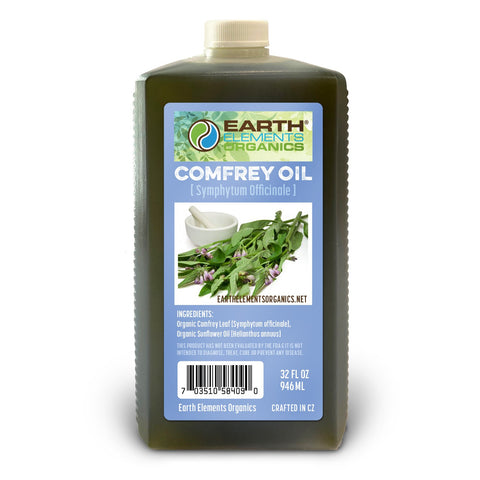 Comfrey Oil (100% Organic) - Earth Elements Organics