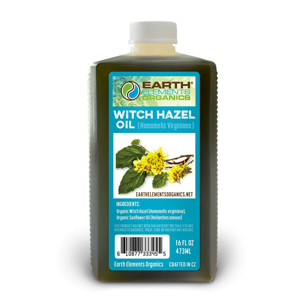 Witch Hazel Oil (100% Organic) - Earth Elements Organics