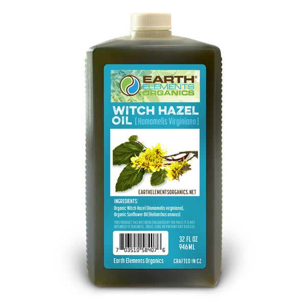 Witch Hazel Oil (100% Organic) - Earth Elements Organics